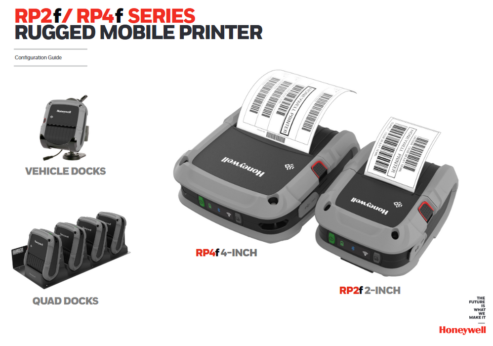 Honeywell RP2f Rugged Mobile Printer