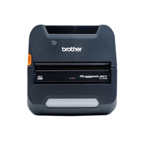 Brother RJ4250WBL Mobile Four Inch Direct Thermal Printer — OMNIQ Barcodes