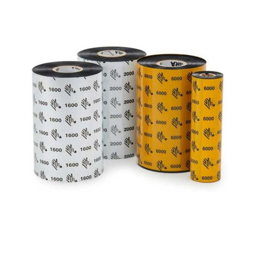 Zebra Technologies LABEL & Tags Zebra 1600 Standard Wax Ribbon